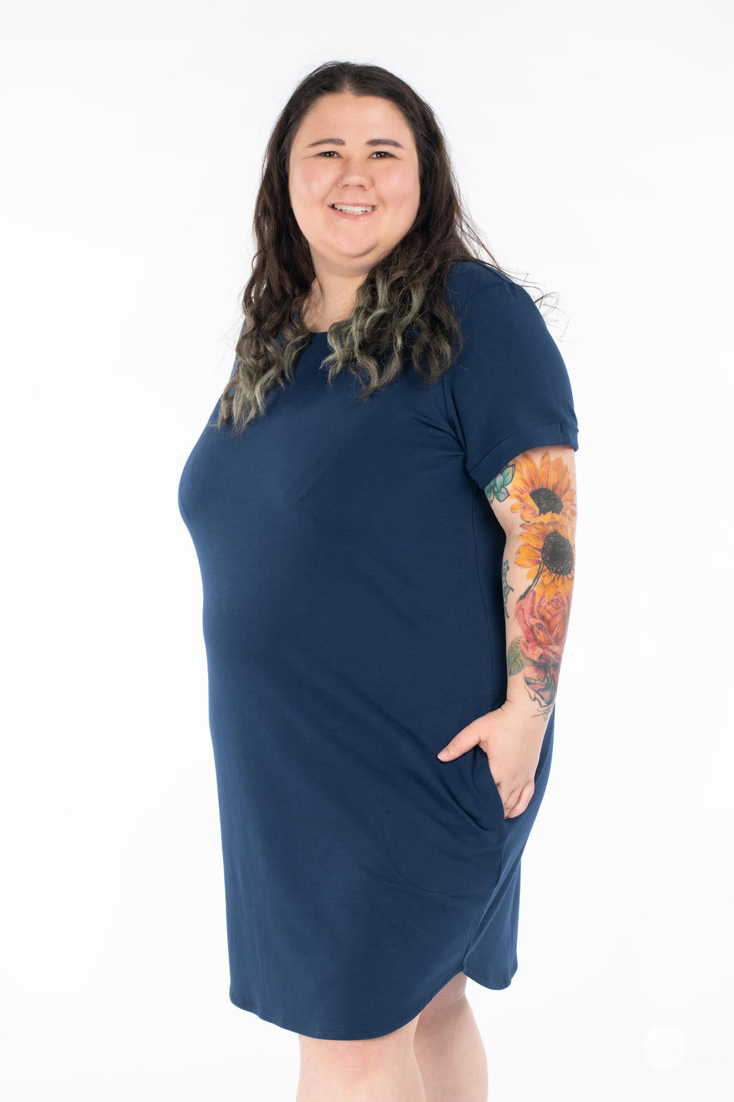 French Terry Tee Dress