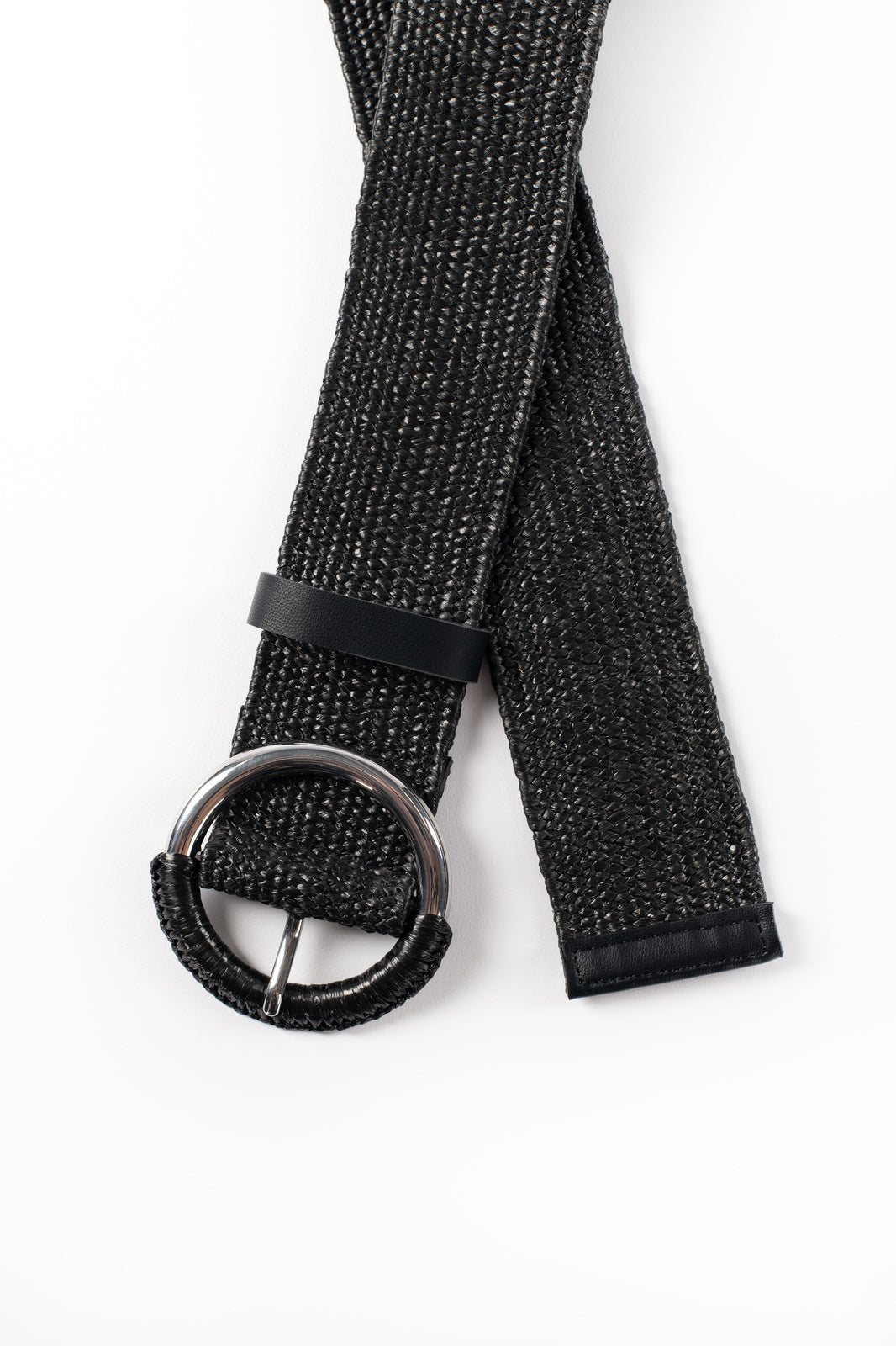 Woven Stretch Belt Black