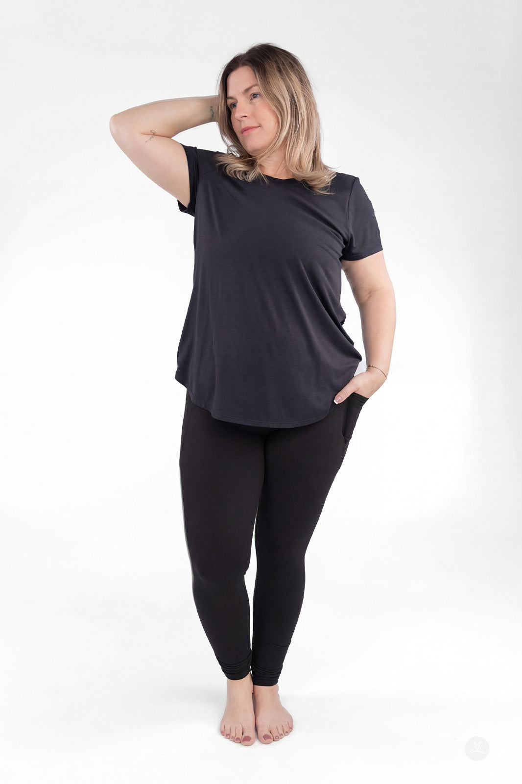 Black Pocket Leggings