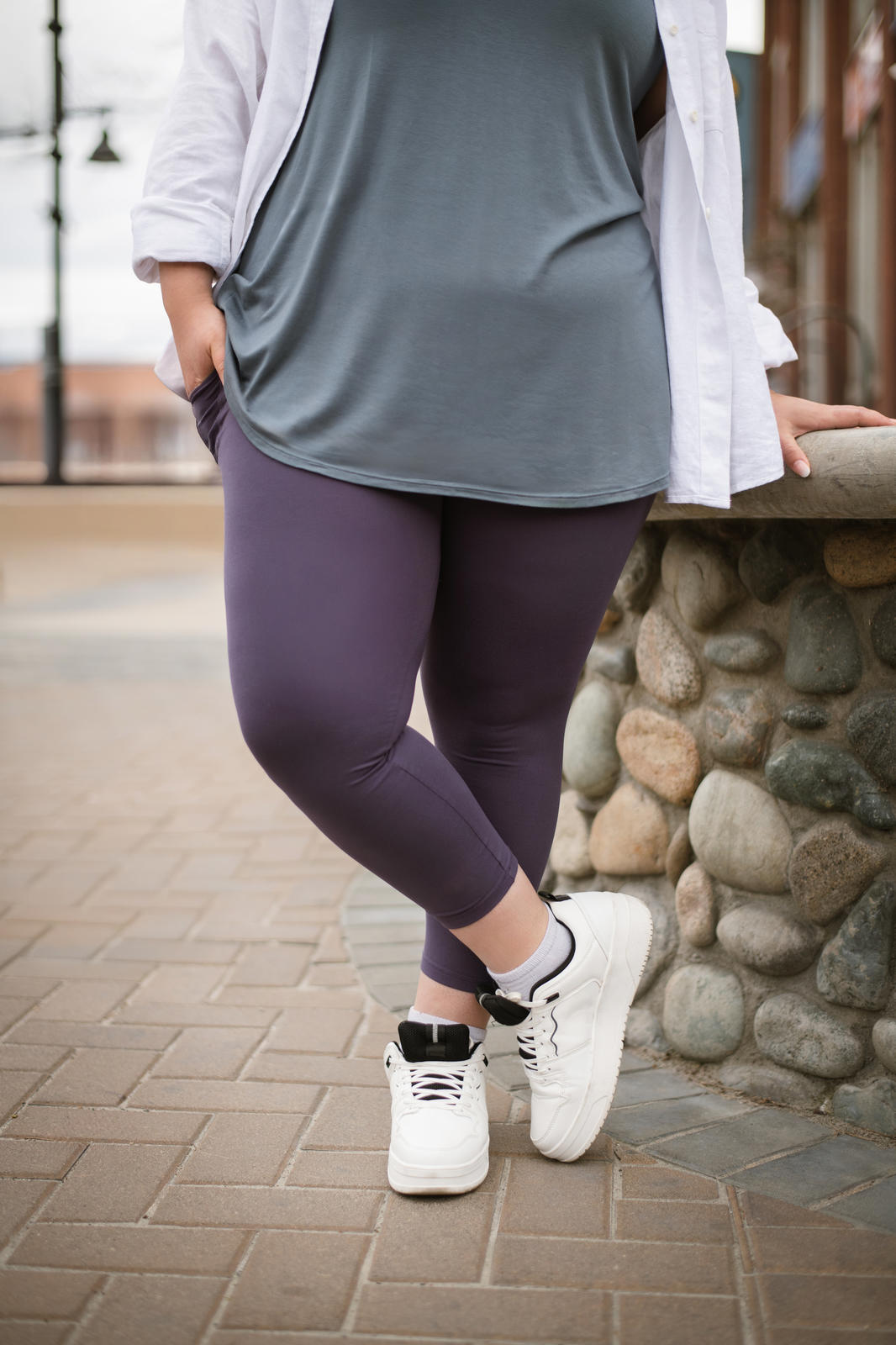 High-Waist Pocket Crops