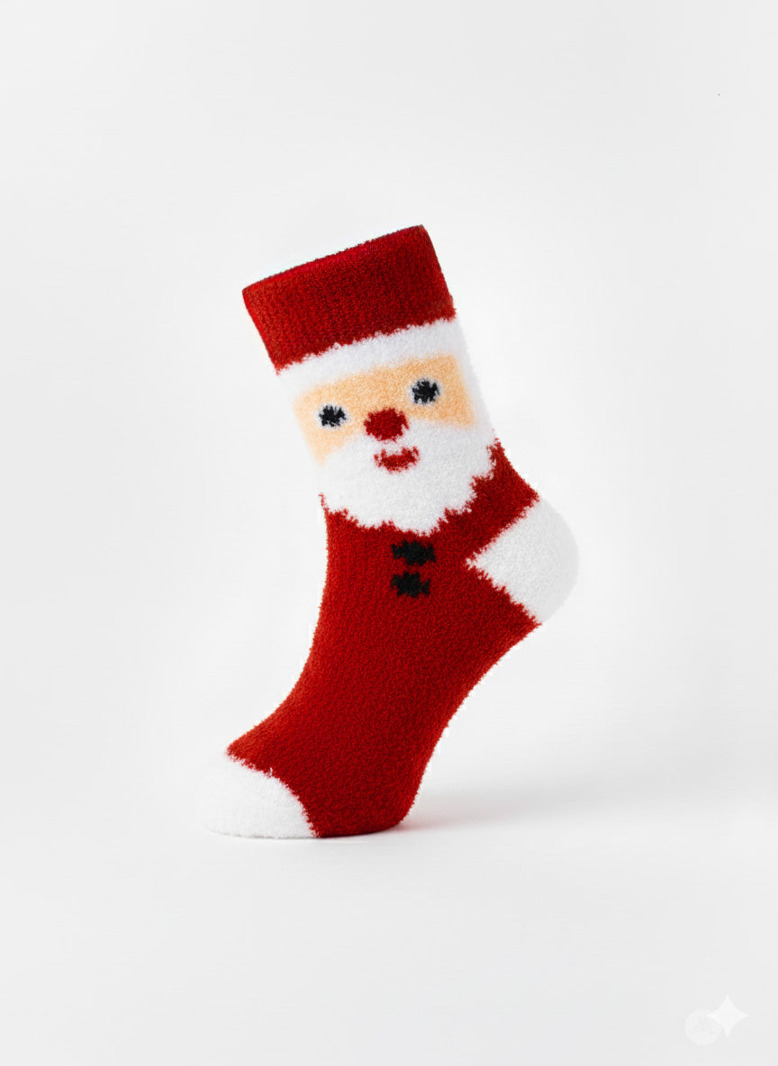 Fuzzy Festive Sock