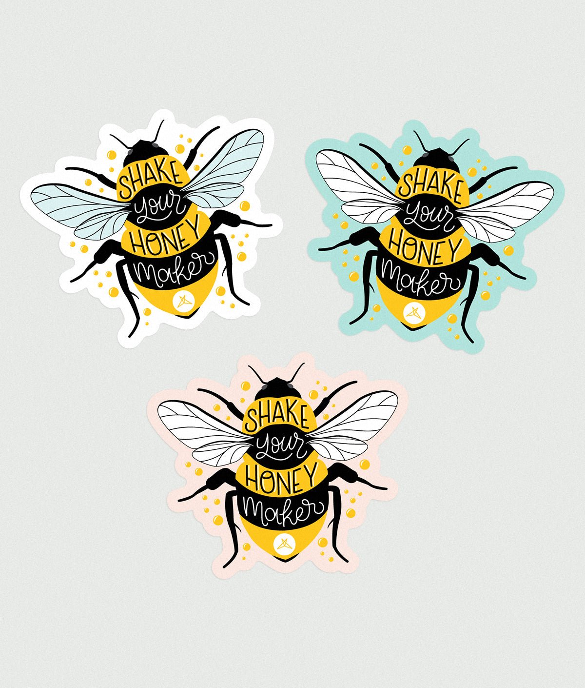 Shake Your Honey Maker Sticker Pack