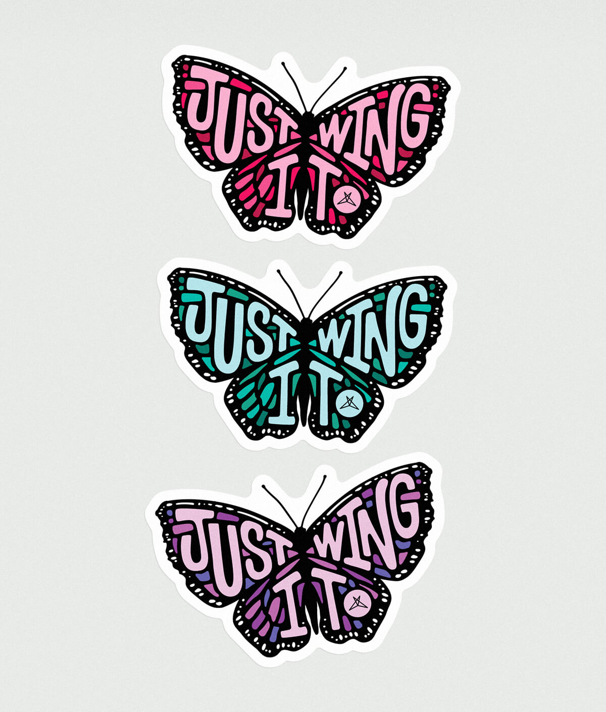 Just Wing It Sticker Pack