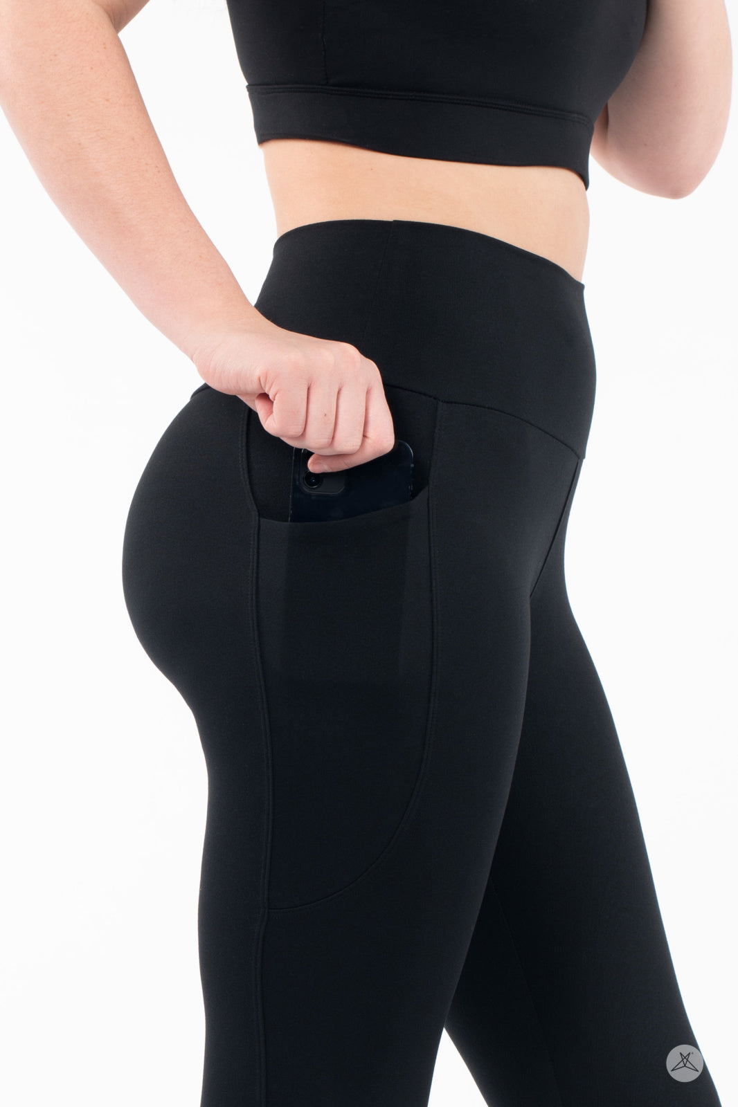 High-Waist Pocket Crops