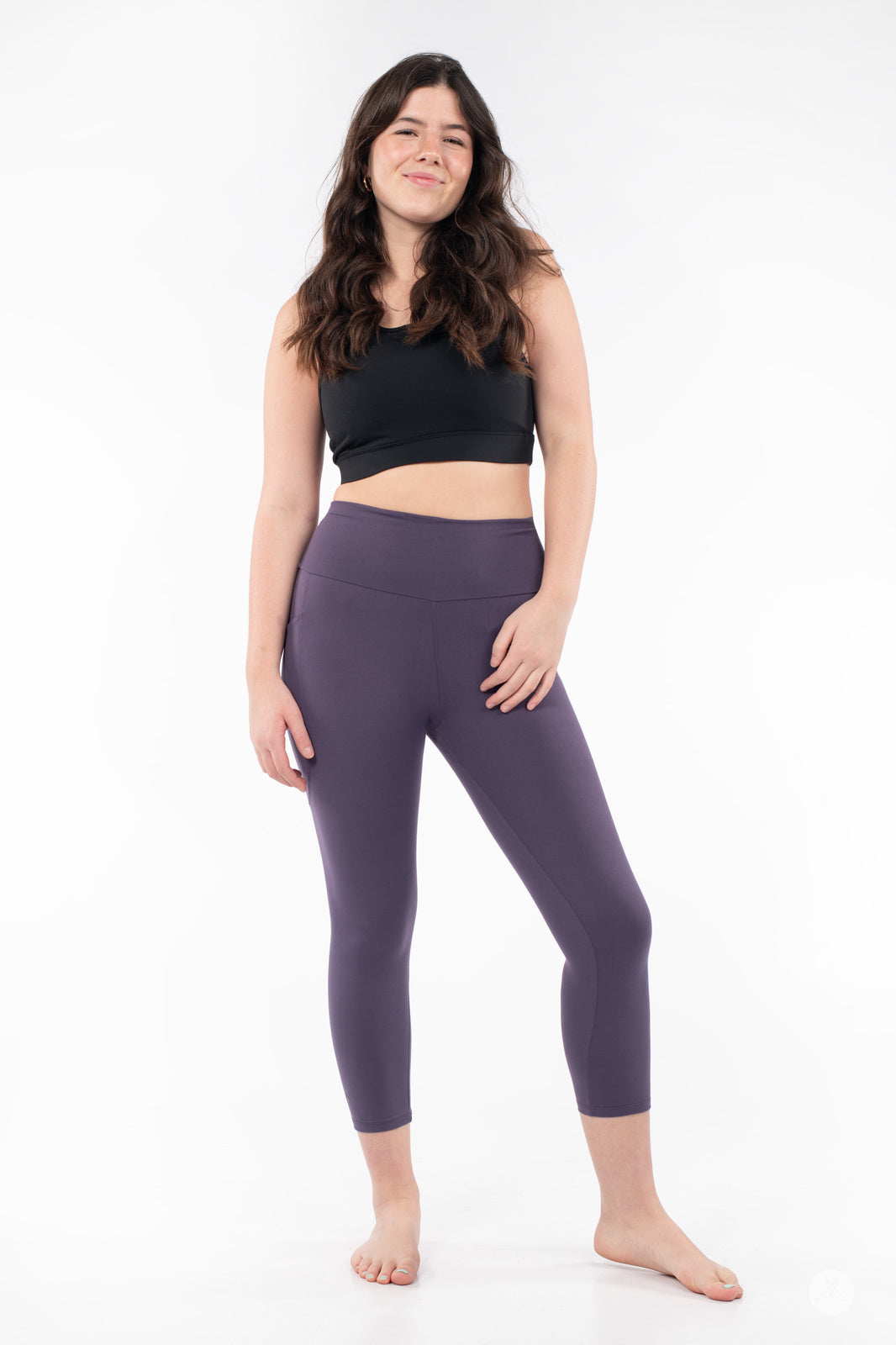 High-Waist Pocket Crops