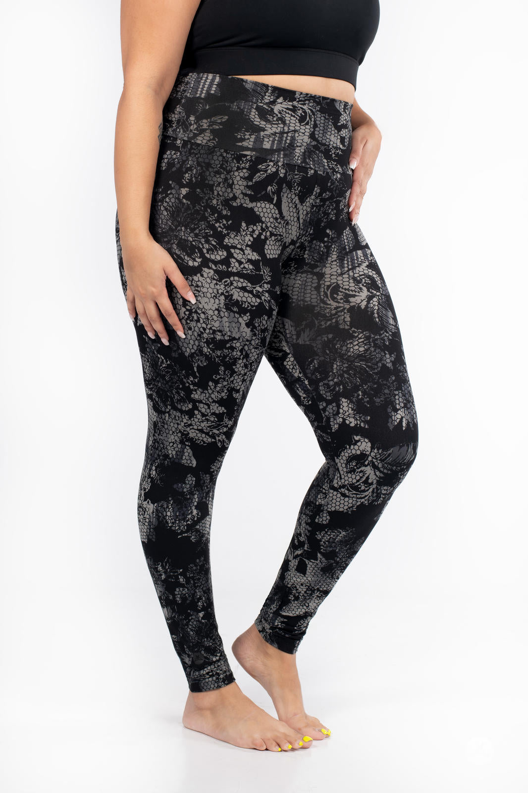 Floral Authority High-Waisted Leggings