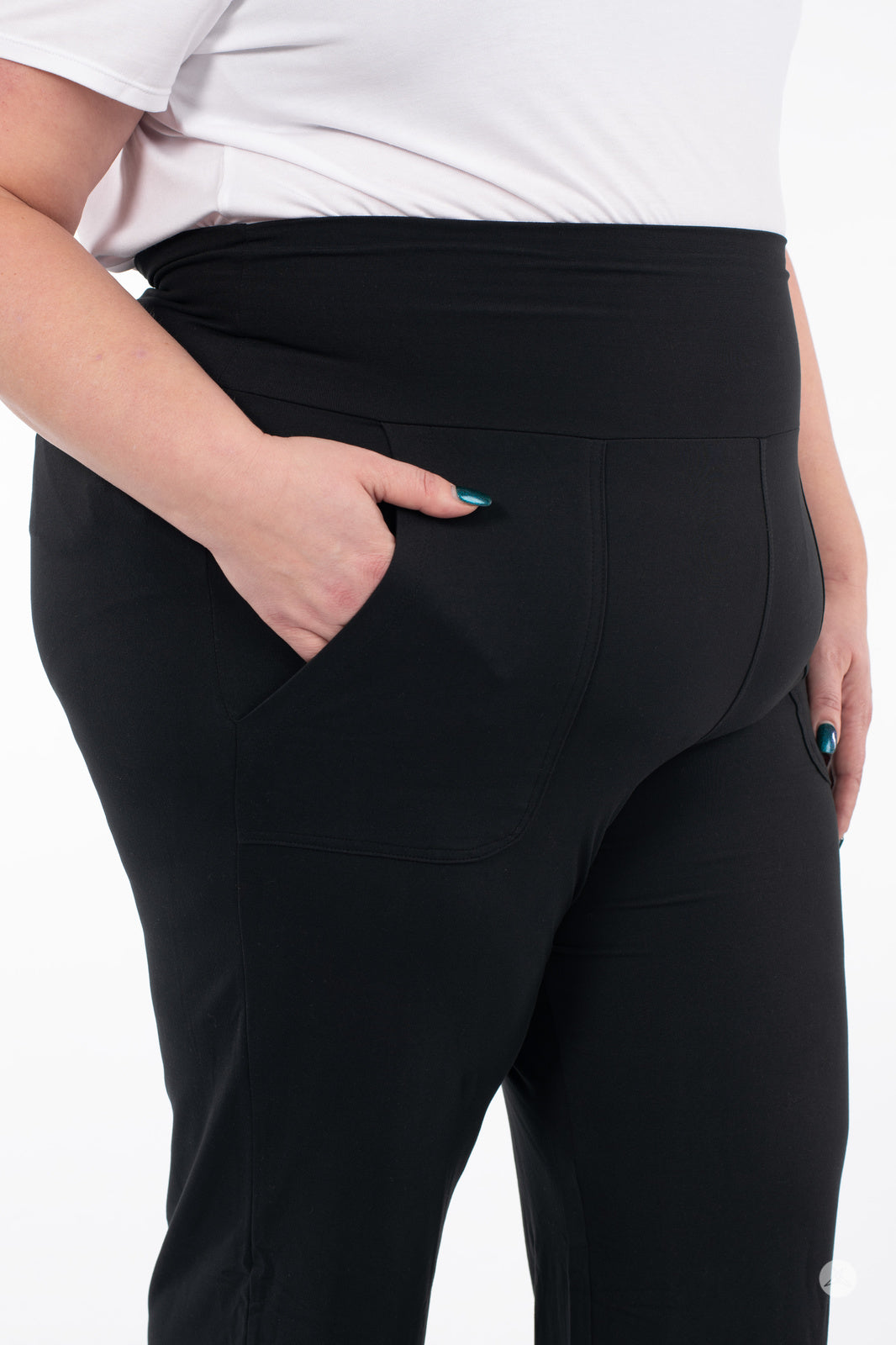 High-Waist Wide Leg Crops