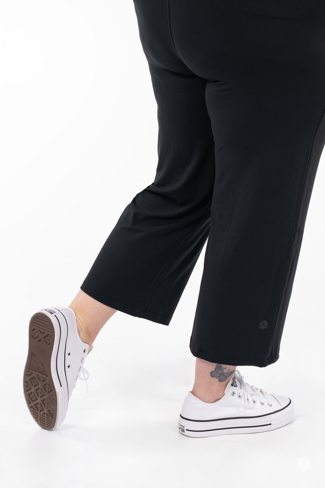 High-Waist Wide Leg Crops