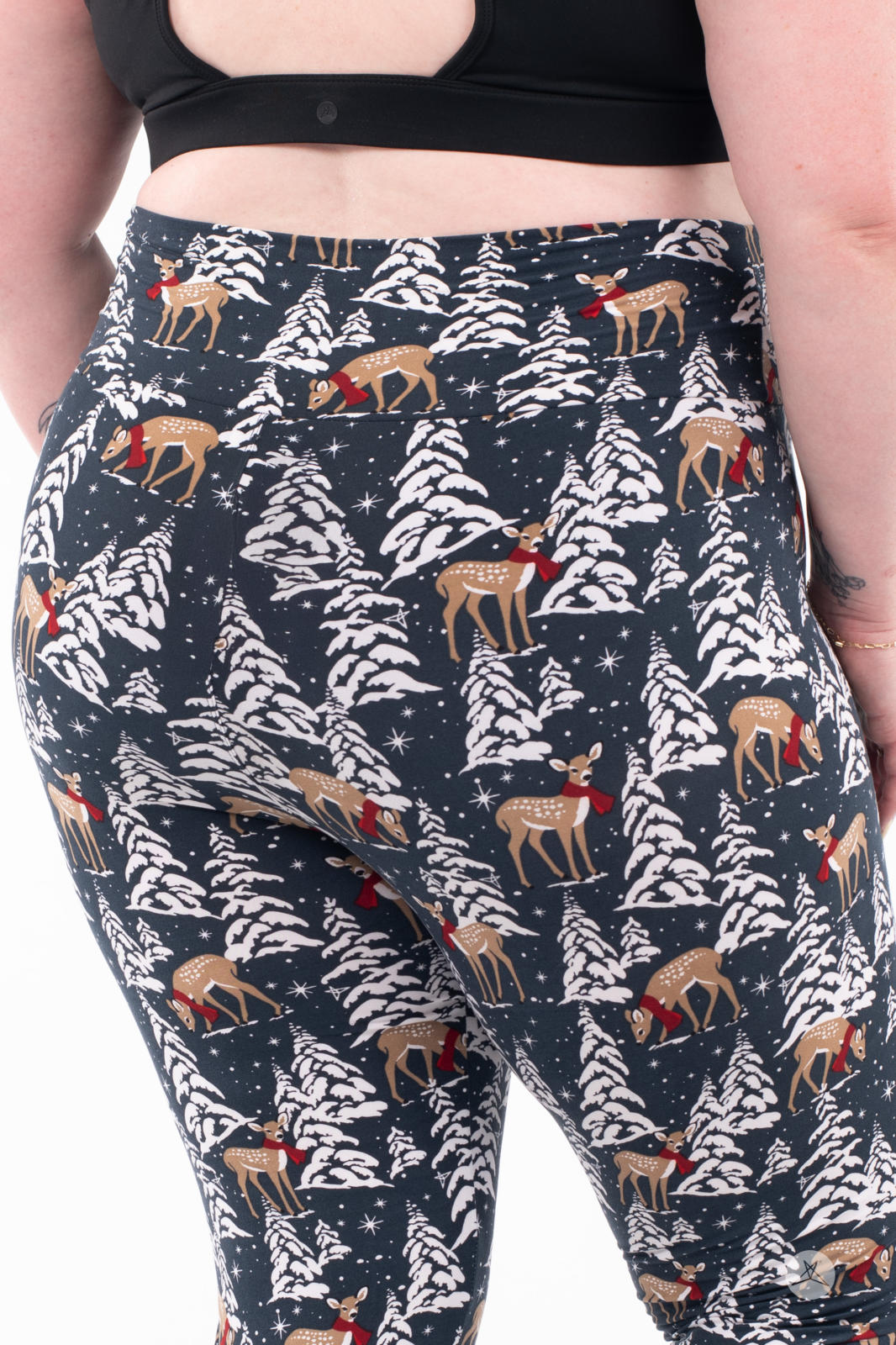 Snow Cute High-Waisted Leggings