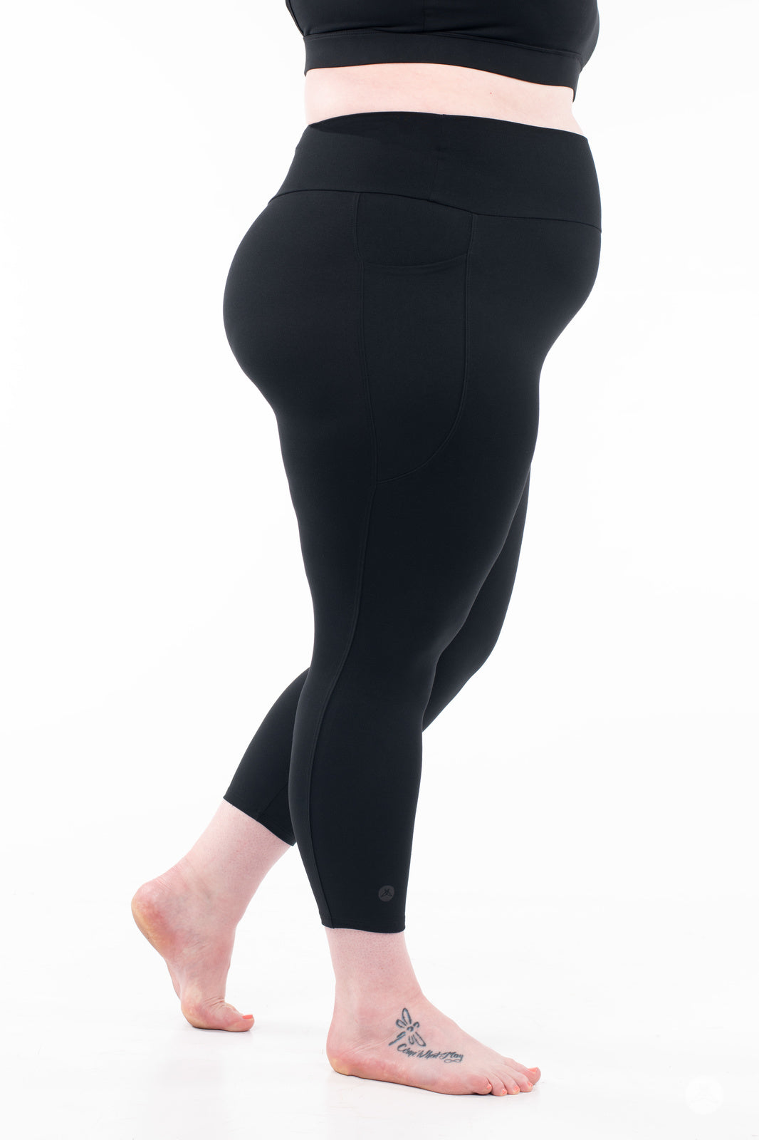 High-Waist Pocket Crops