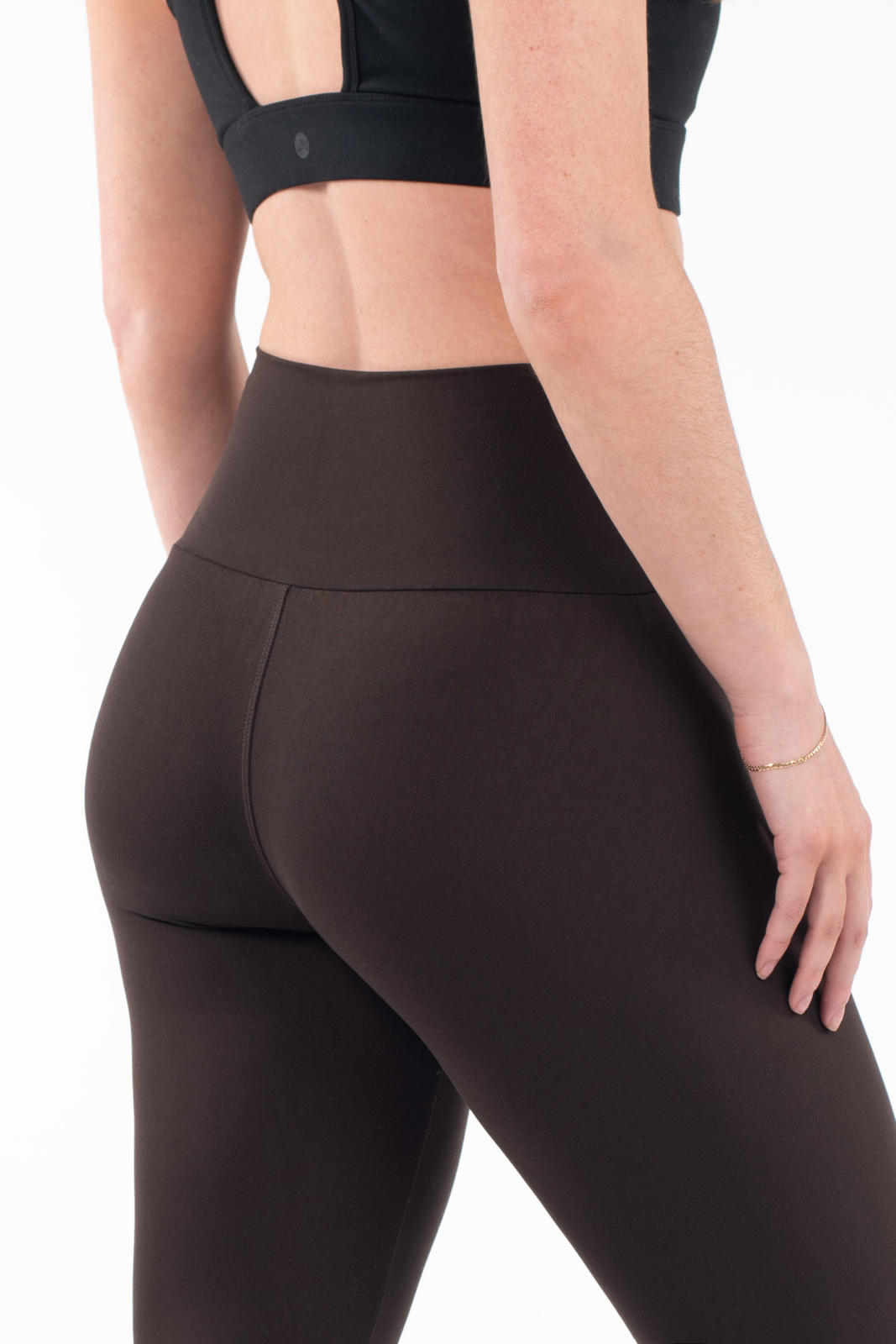 Espresso High-Waisted Leggings