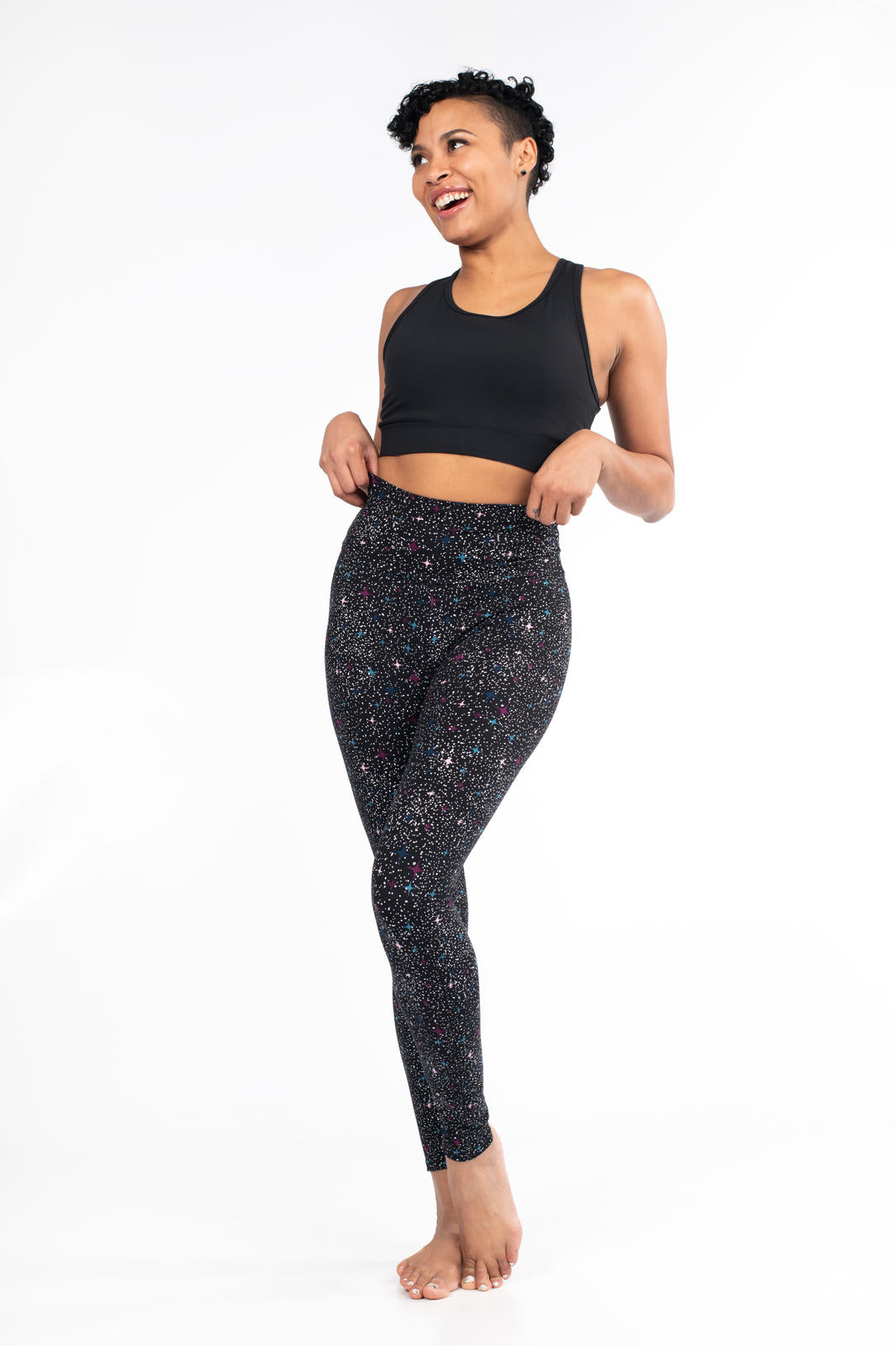 Starry Sky High-Waisted Leggings