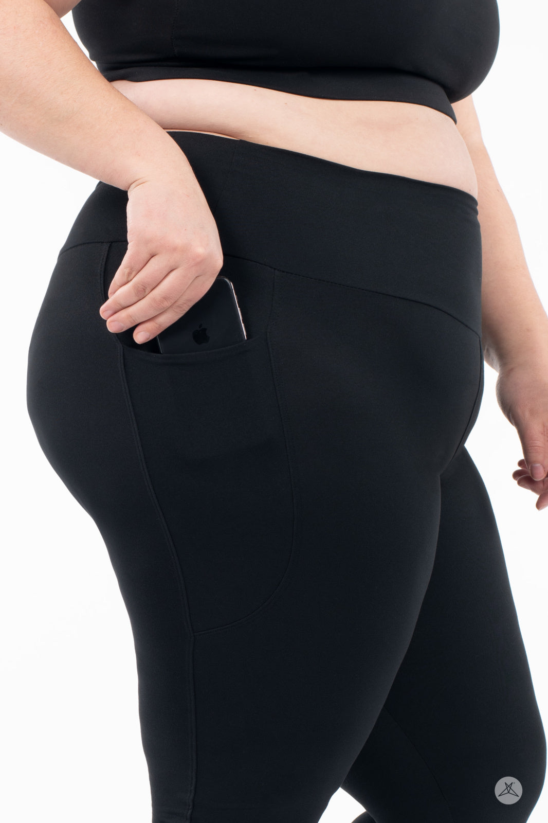 High-Waist Pocket Crops