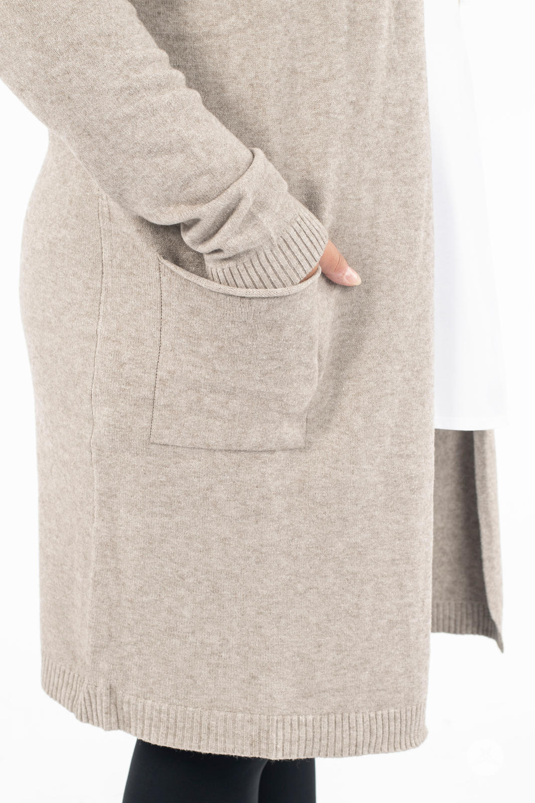 Ultra Soft Open Cardigan Oatmeal