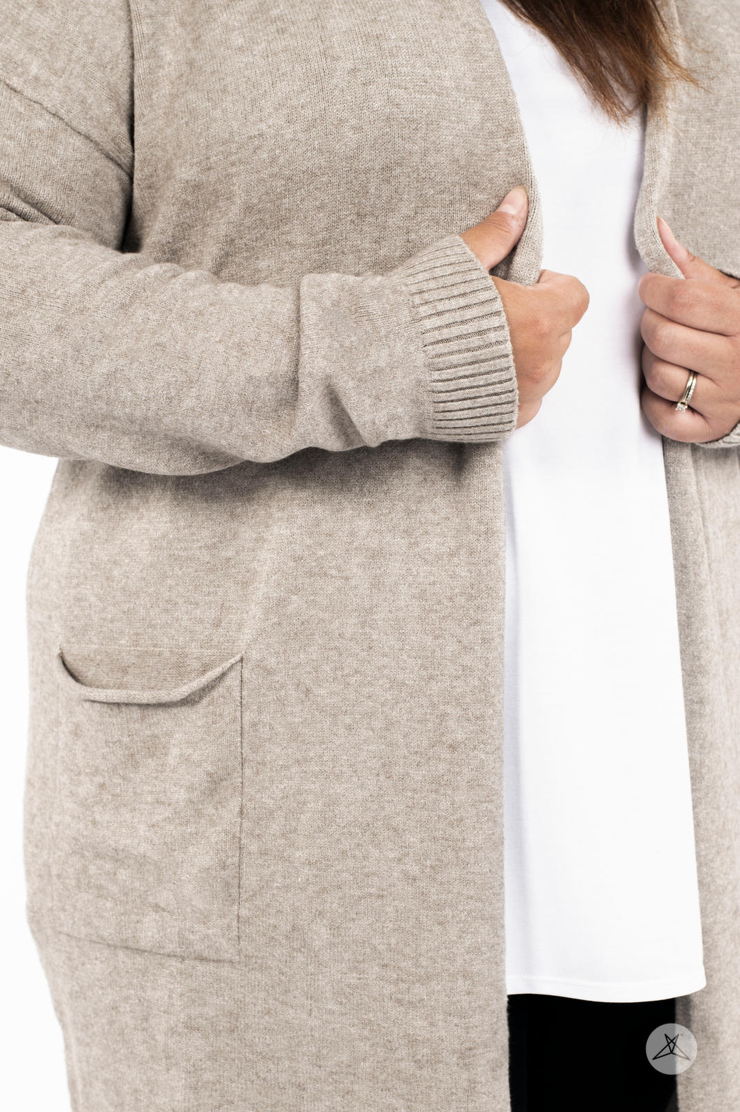 Ultra Soft Open Cardigan Oatmeal