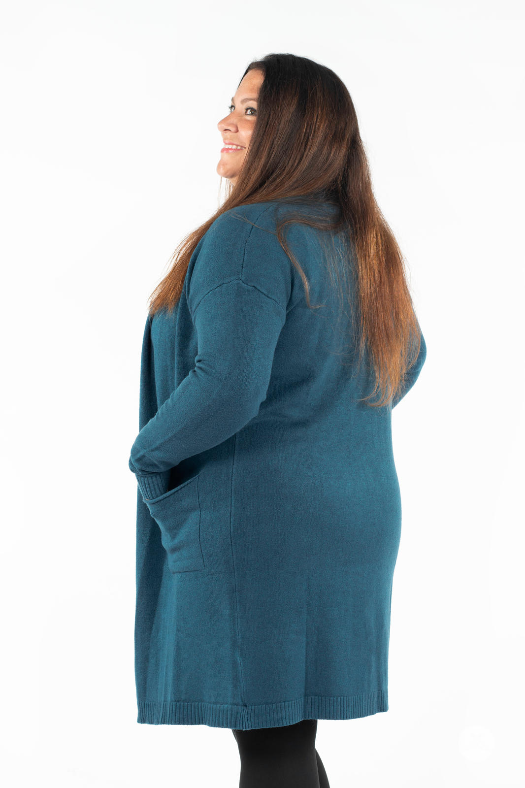 Ultra Soft Open Cardigan Northern Sea