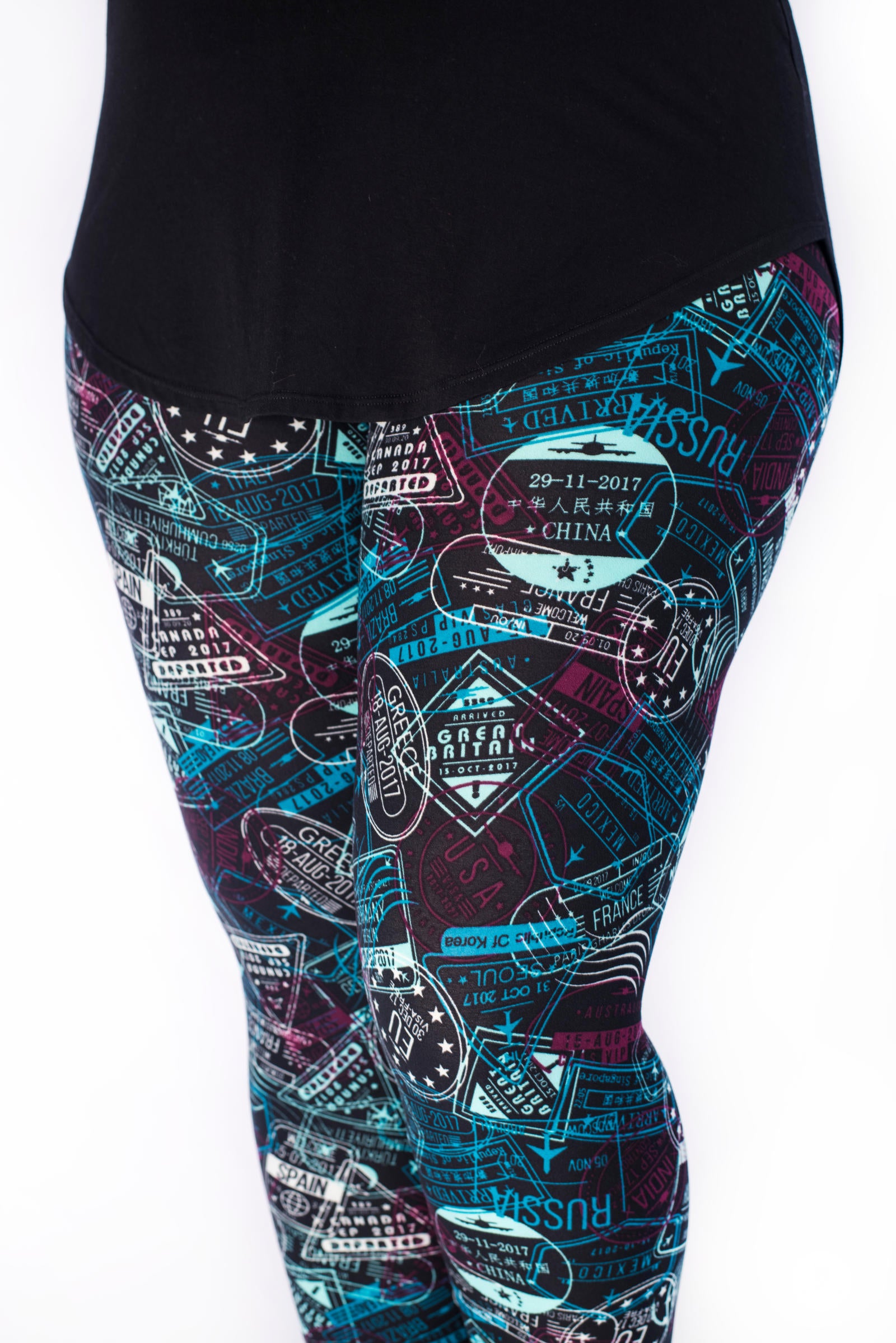 Bon Voyage leggings - SweetLegs