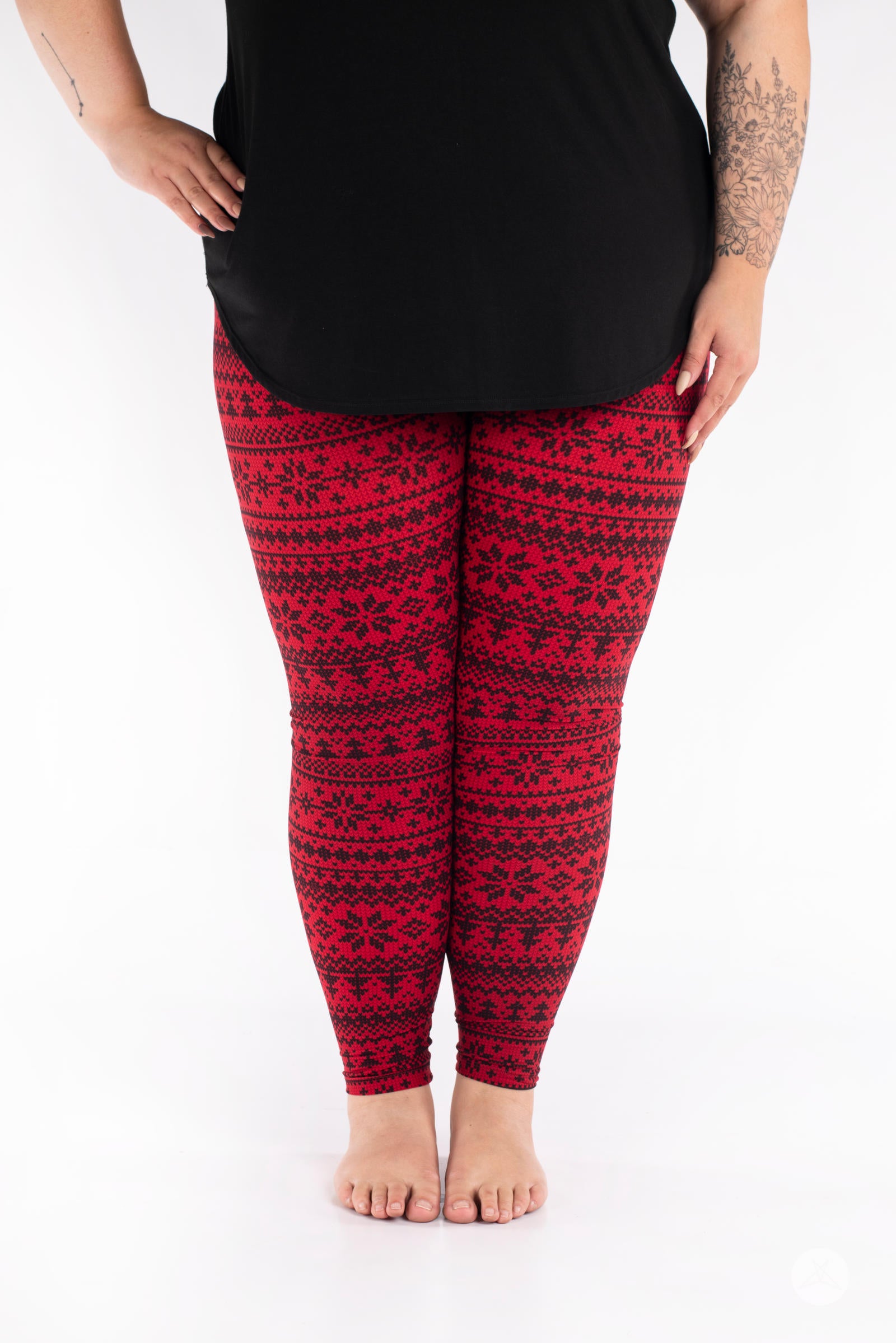 Santa's Sweater Plus size leggings