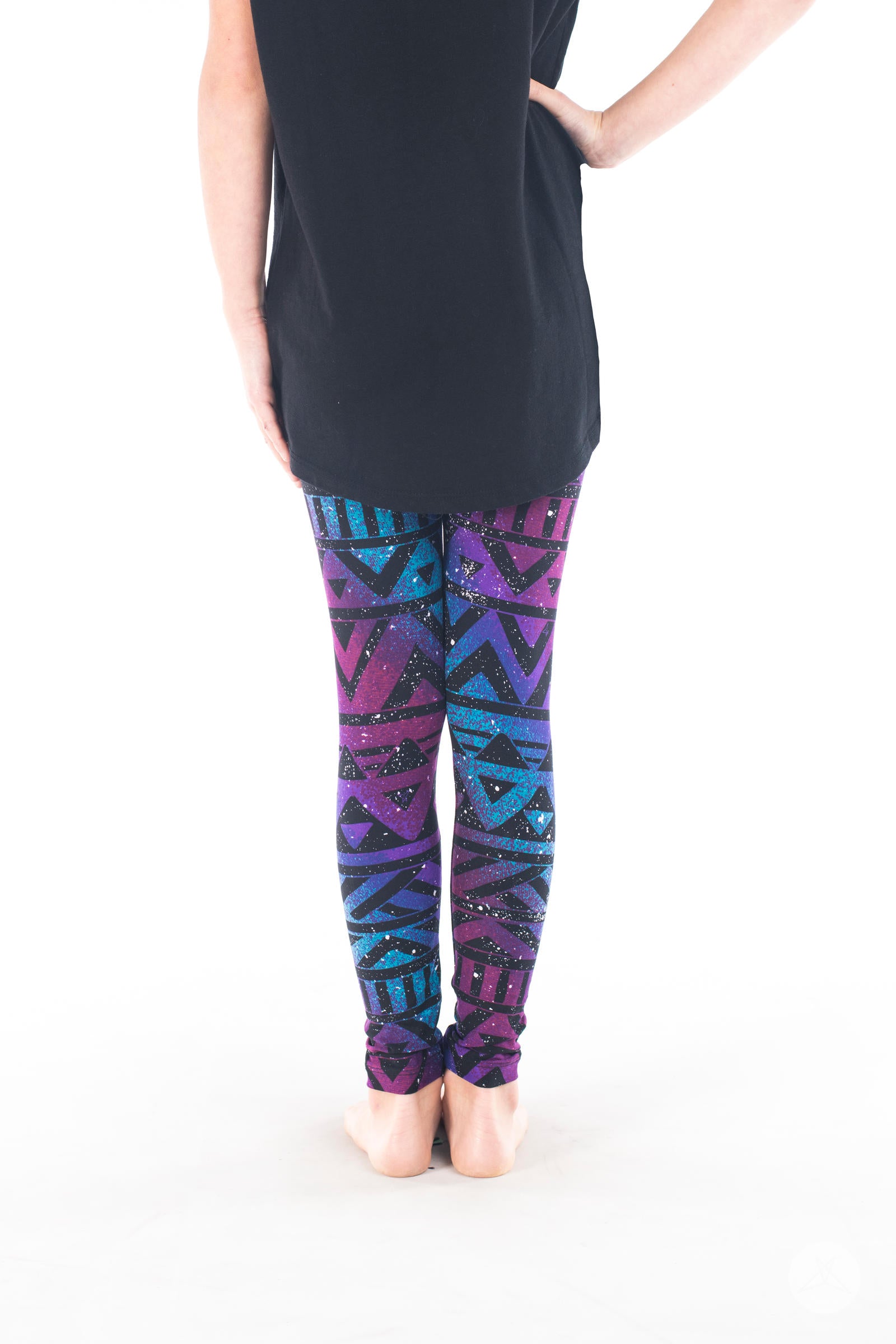 Rainbow Galaxy Kids leggings - SweetLegs