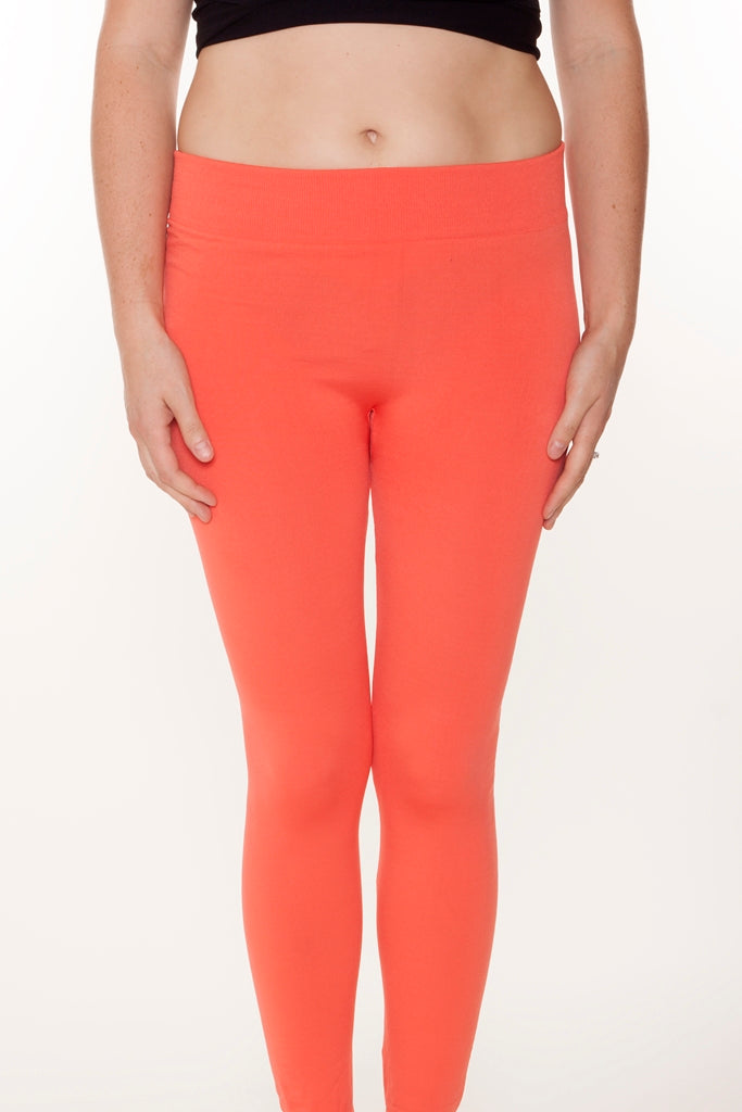 Sweet Tangerine Fleece leggings - SweetLegs