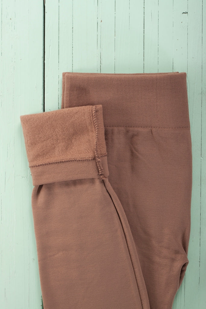 Sandalwood Fleece leggings - SweetLegs