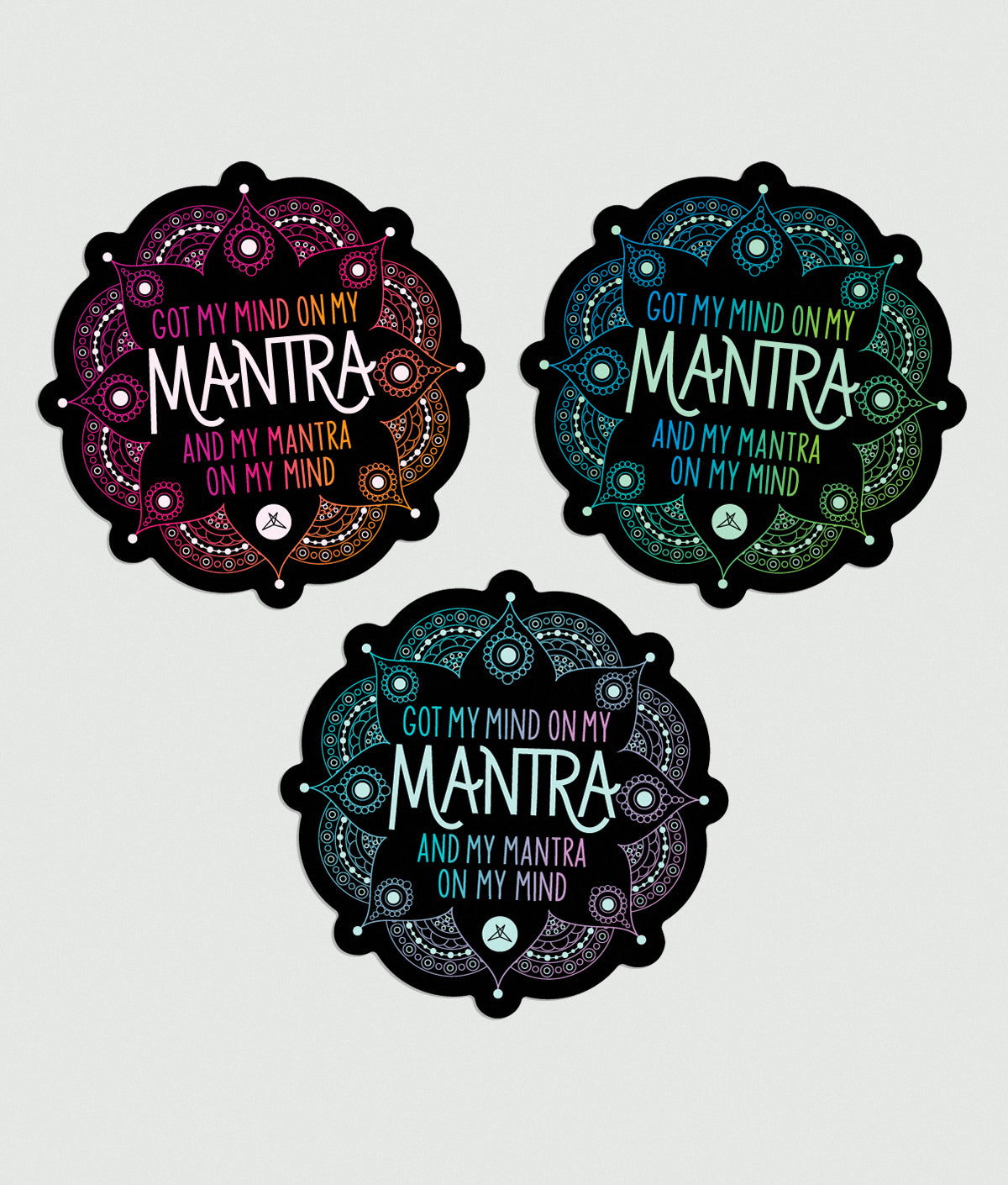 Got My Mind On My Mantra sticker pack