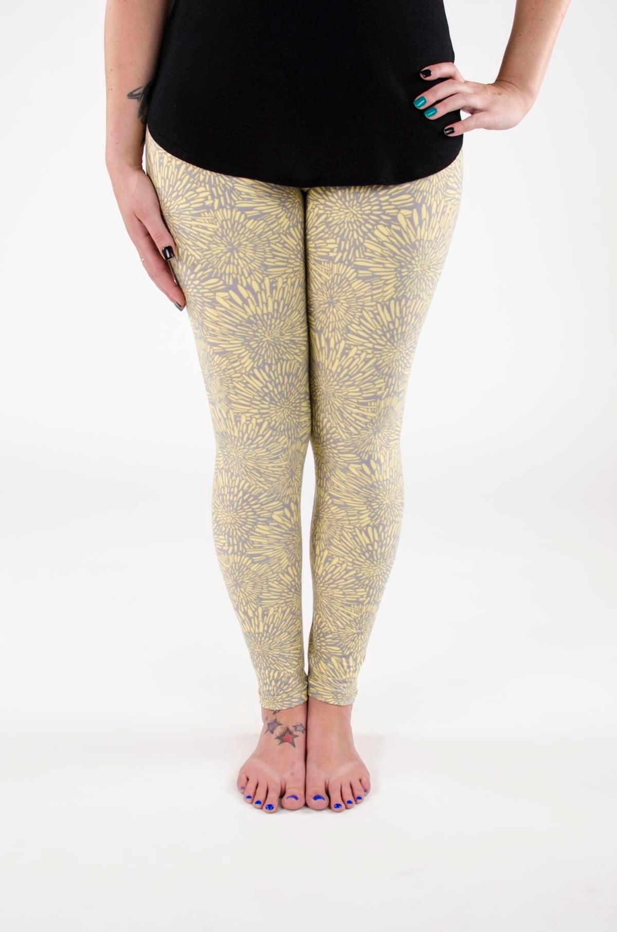 Mellow Yellow leggings - SweetLegs