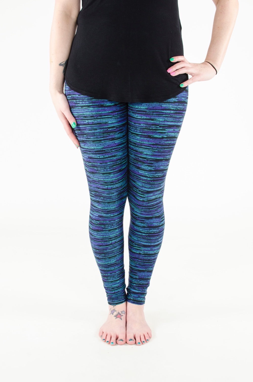 Black Opal leggings - SweetLegs