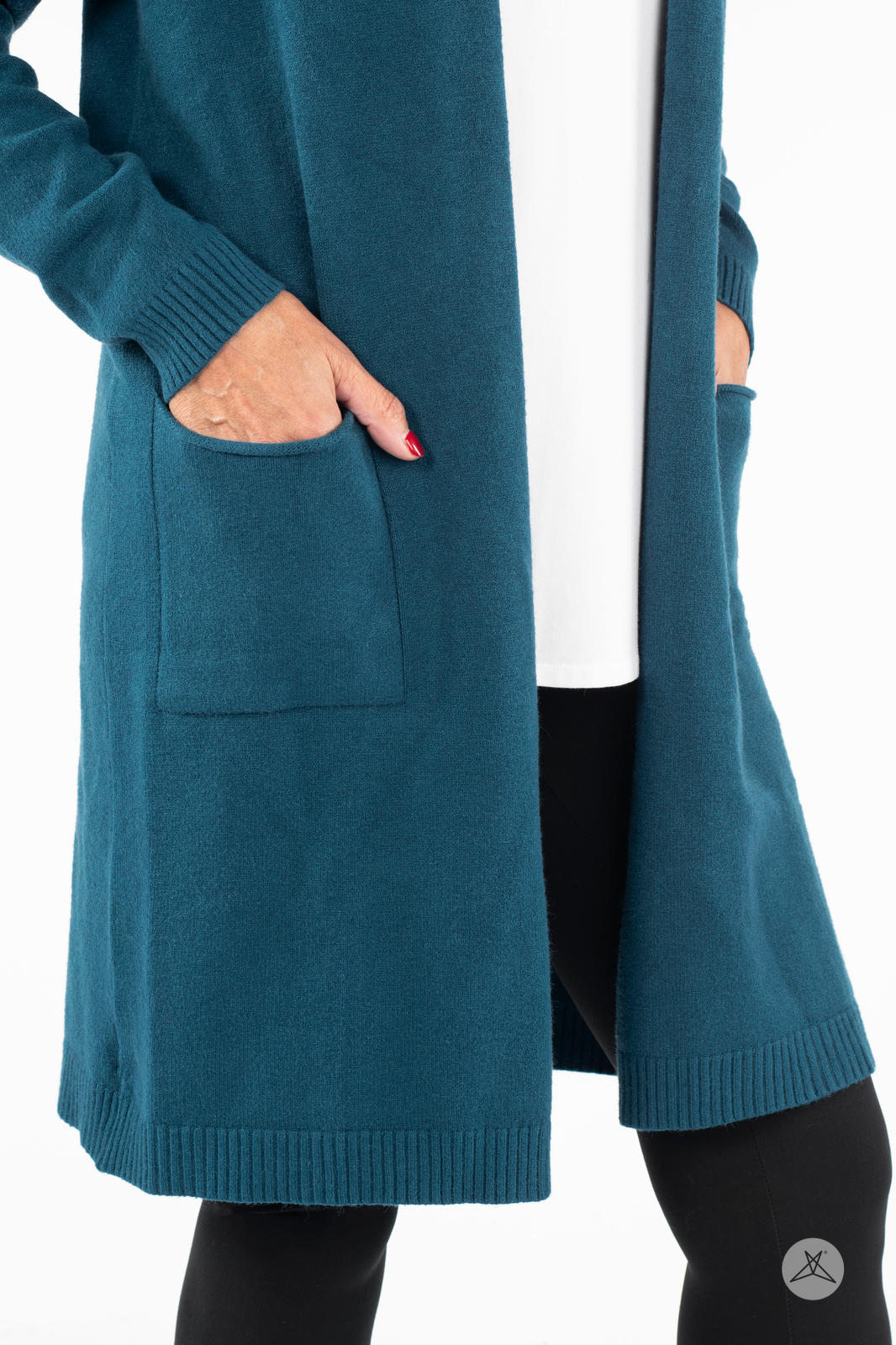 Ultra Soft Open Cardigan Northern Sea