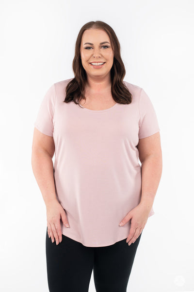 Scoop Neck Tee - 