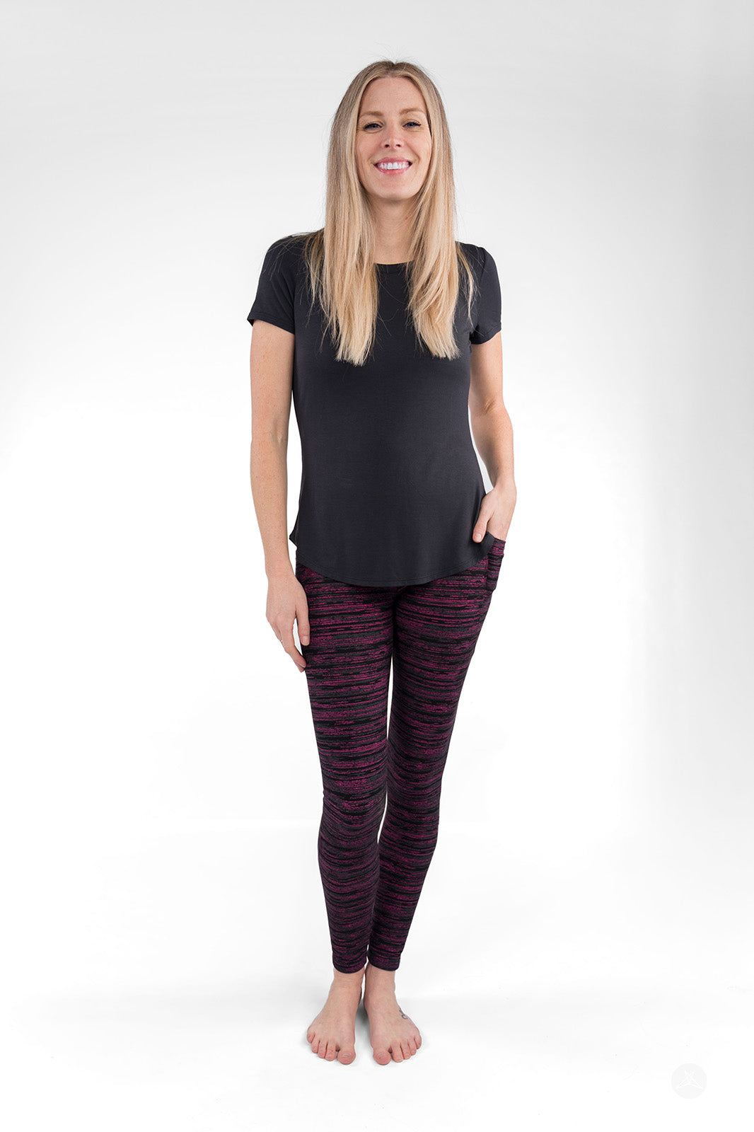 Berry Opal Pocket Leggings | SweetLegs – SweetLegs Clothing Inc.