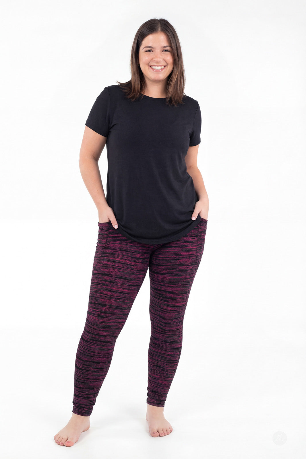 Berry Opal Pocket Leggings