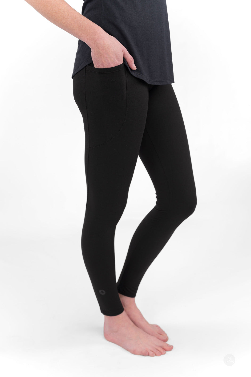 Black Pocket Leggings