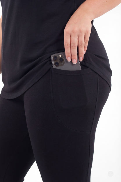 Black Pocket Leggings