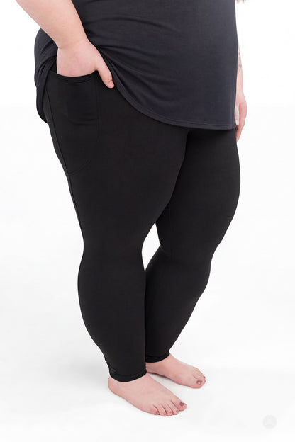 Black Pocket Leggings