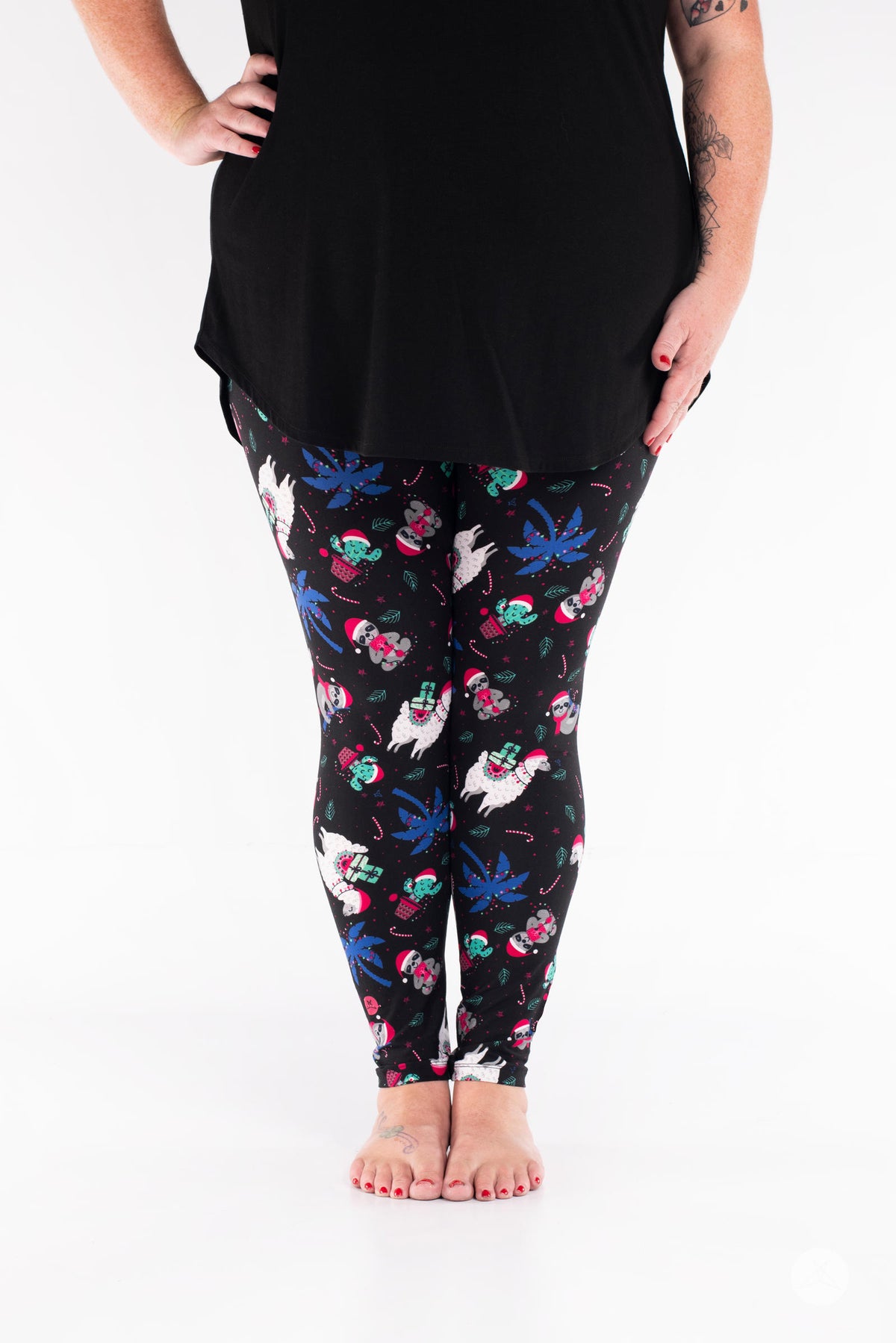 Deck The Palms Leggings