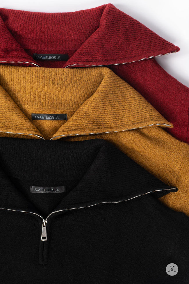 Iconic Quarter Zip Sweater