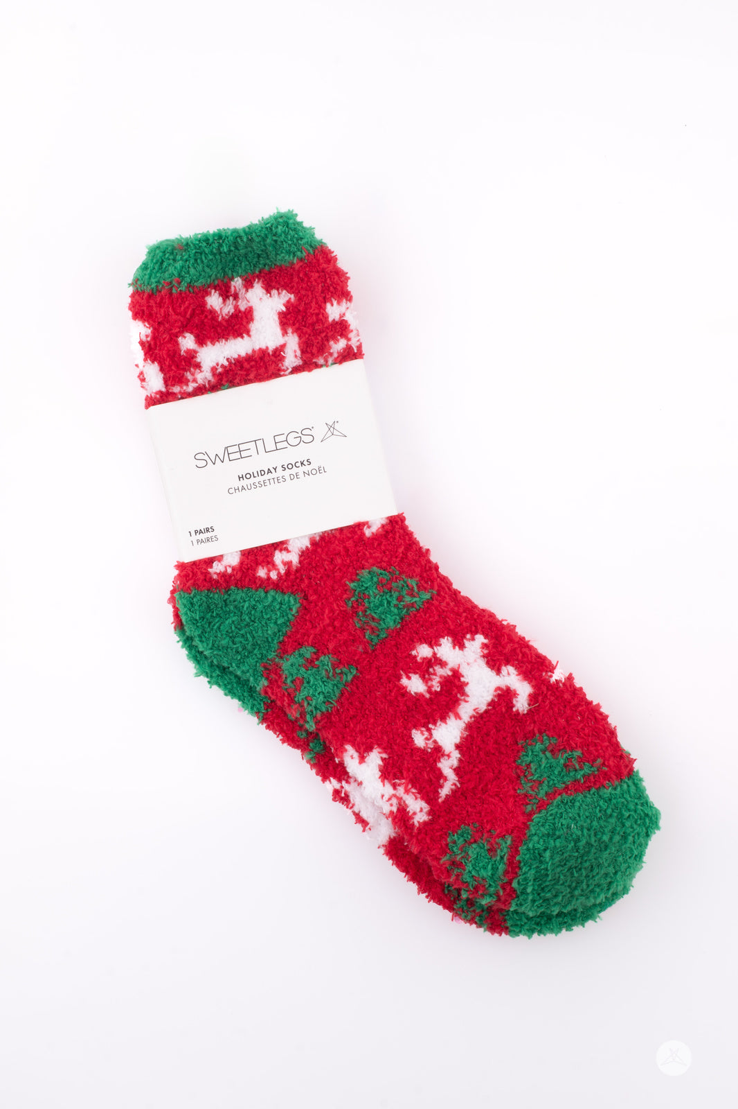 Fuzzy Festive Sock