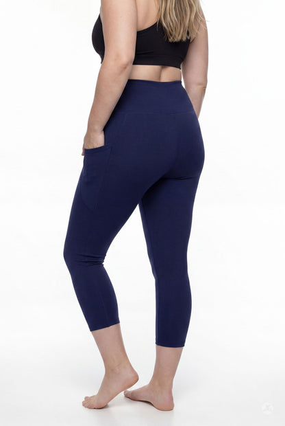 Still Water High-Waisted Pocket Crops