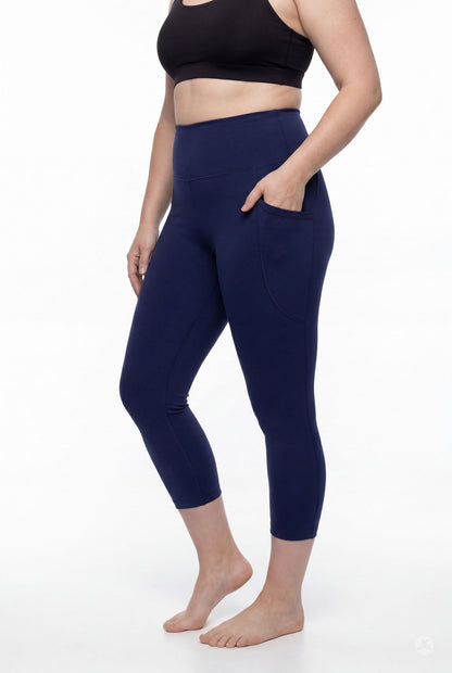 Still Water High-Waisted Pocket Crops