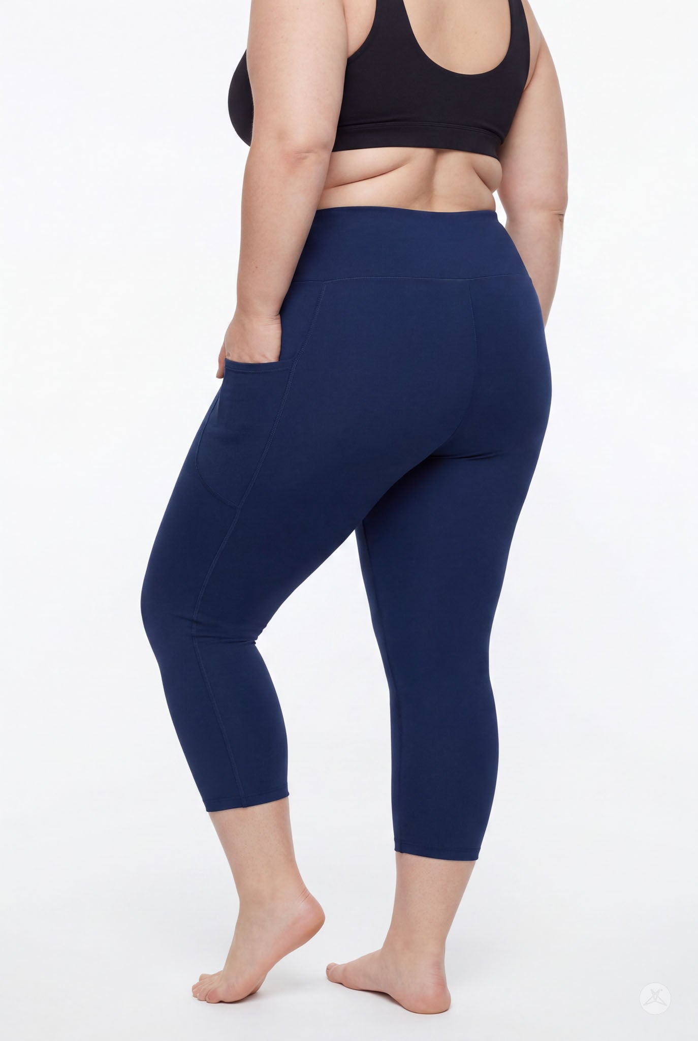 Still Water High-Waisted Pocket Crops