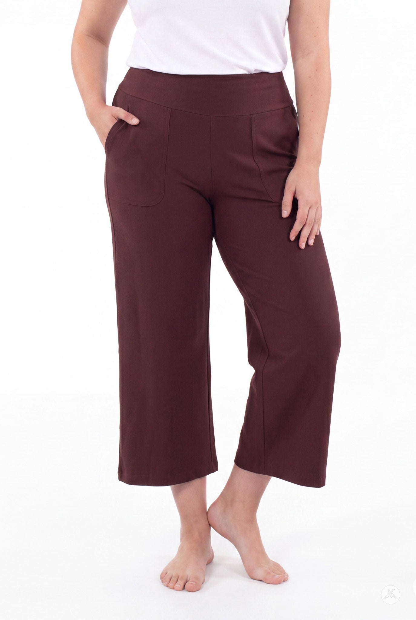 High-Waist Wide Leg Crops
