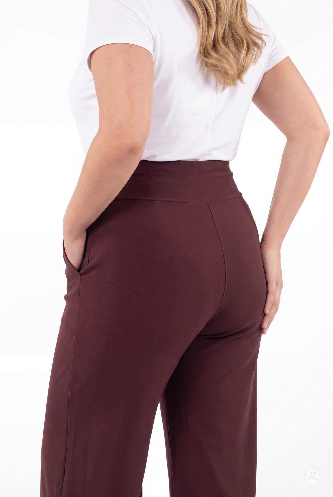 High-Waist Wide Leg Crops