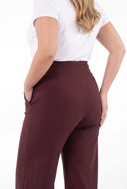 High-Waist Wide Leg Crops