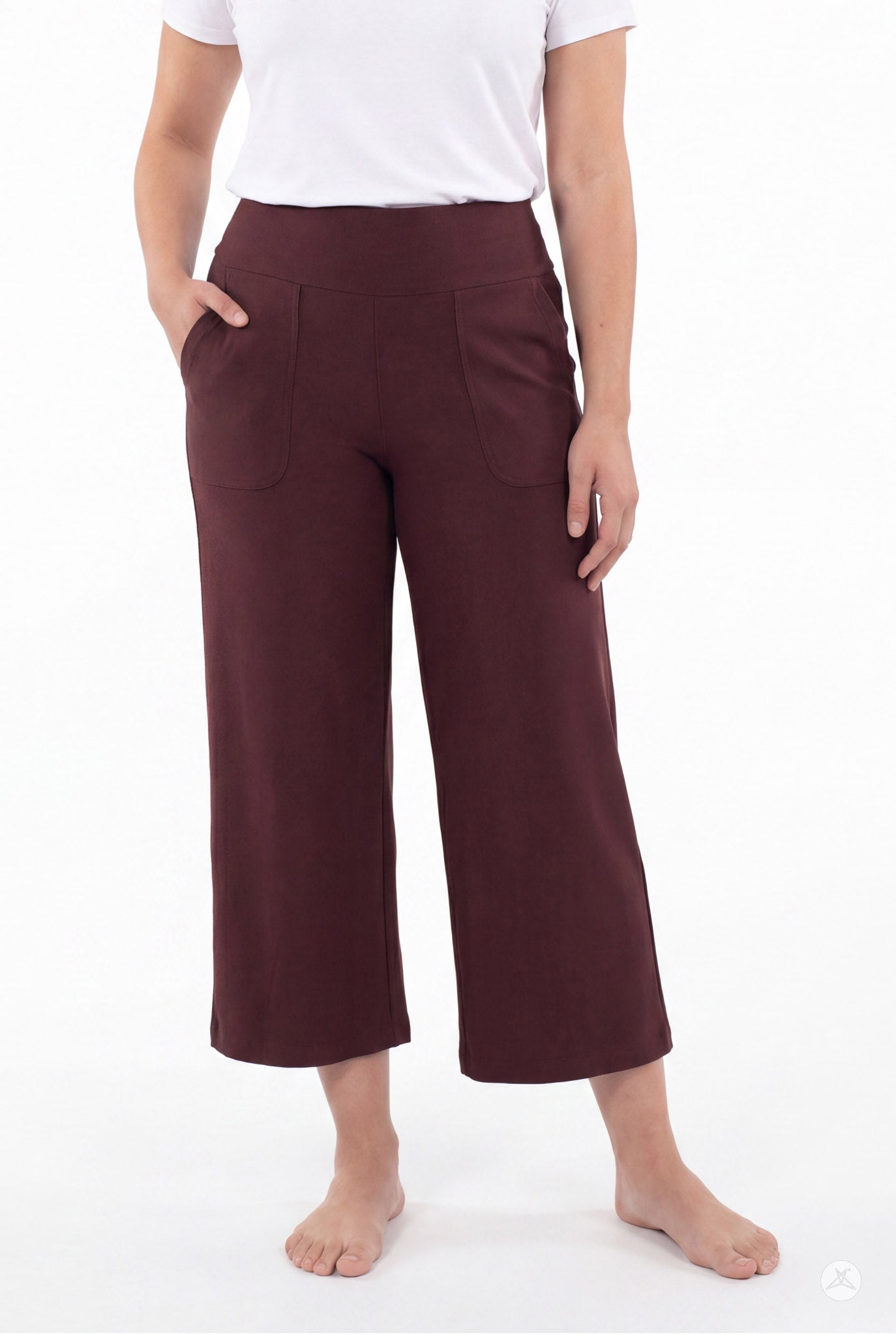 High-Waist Wide Leg Crops