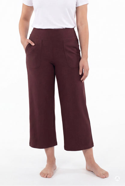 High-Waist Wide Leg Crops