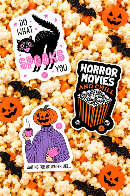 Horror Movies And Chill Sticker Pack