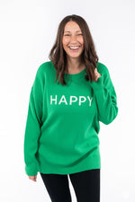 Happy Crew Neck Sweater