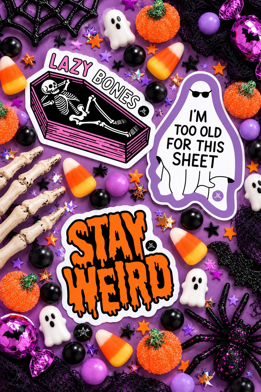 Lazy Bones Sticker Pack