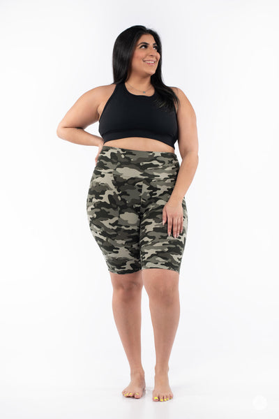 Stealth Mode High-Waisted Biker Shorts - Sale